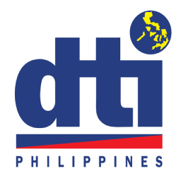 dti logo colored white background